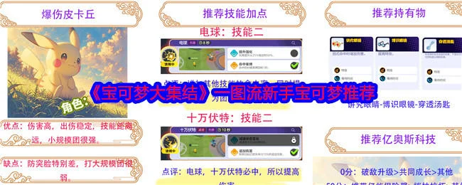 宝可梦大集结国服首版本48只宝可梦预览