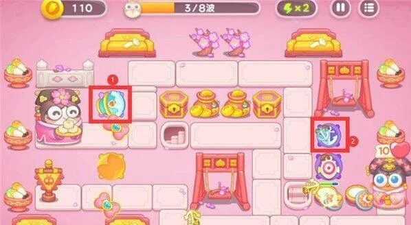 保卫萝卜4秋妃传第4关无道具金萝卜全清攻略 保卫萝卜4秋妃传第4关无道具金萝卜全清攻略