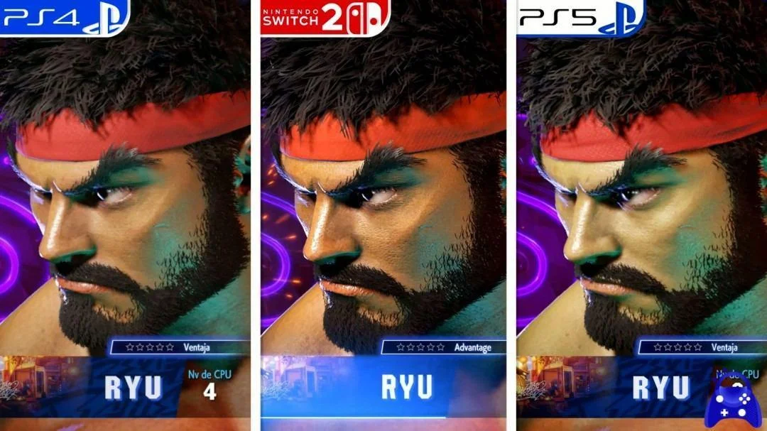 《街头霸王6》PS4、Switch2、PS5画面对比视频 《街头霸王6》PS4、Switch2、PS5画面对比视频