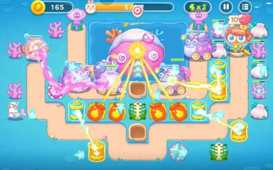 保卫萝卜4海的闺女第90关攻略图解 保卫萝卜4海的闺女第90关攻略图解