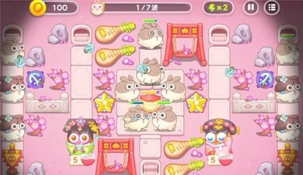 保卫萝卜4秋妃传第5关无道具金萝卜全清攻略 保卫萝卜4秋妃传第5关无道具金萝卜全清攻略