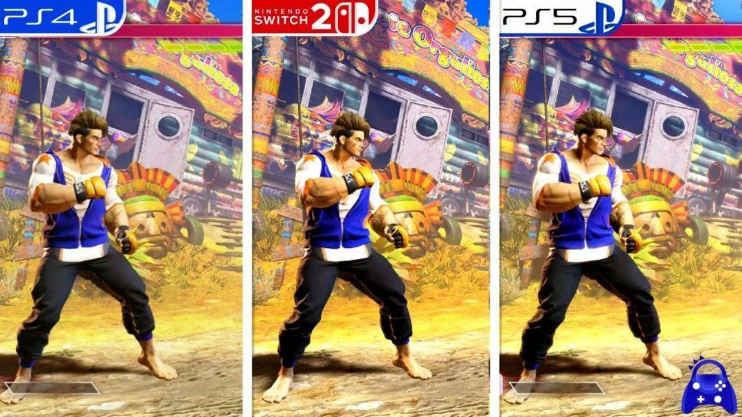 《街头霸王6》PS4、Switch2、PS5画面对比视频 《街头霸王6》PS4、Switch2、PS5画面对比视频