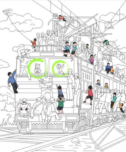 就我眼神好阿三火车找到场景里的20个小孩通关攻略 就我眼神好阿三火车找到场景里的20个小孩通关攻略