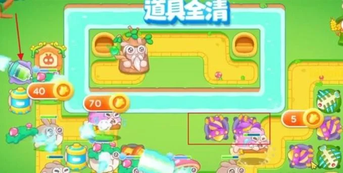 保卫萝卜4绿野奇缘第31关无道具金萝卜全清攻略