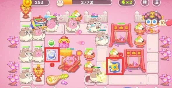 保卫萝卜4秋妃传第1关无道具金萝卜全清攻略