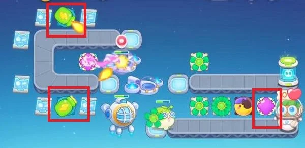 保卫萝卜4太空穿越第2关无道具金萝卜全清攻略 保卫萝卜4太空穿越第2关无道具金萝卜全清攻略