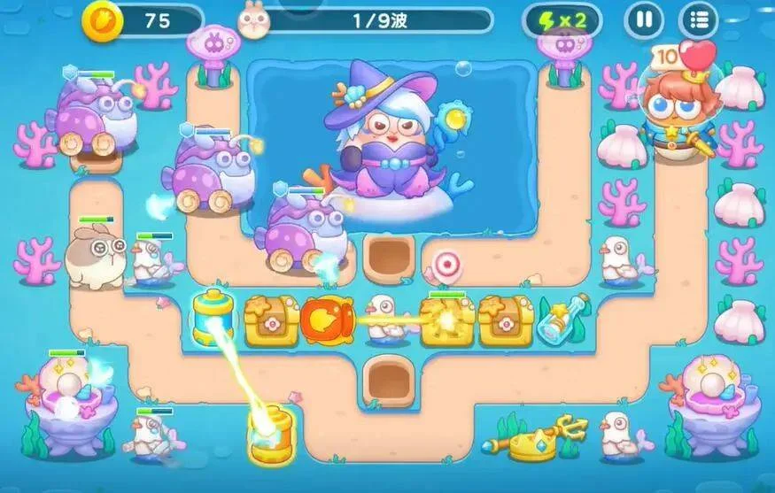 保卫萝卜4海的闺女第90关攻略图解 保卫萝卜4海的闺女第90关攻略图解
