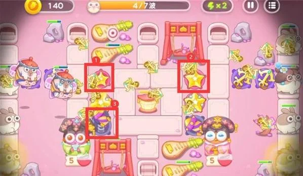 保卫萝卜4秋妃传第5关无道具金萝卜全清攻略 保卫萝卜4秋妃传第5关无道具金萝卜全清攻略