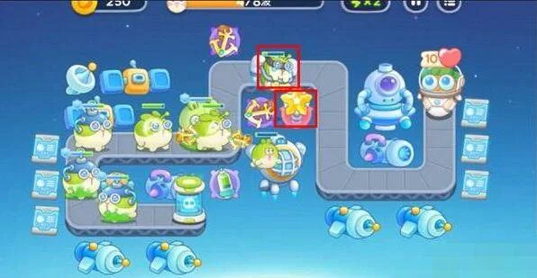 保卫萝卜4太空穿越第18关无道具金萝卜全清攻略 保卫萝卜4太空穿越第18关无道具金萝卜全清攻略