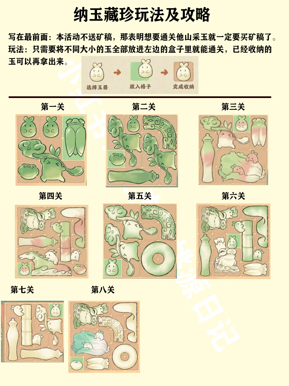 桃源深处有人家纳玉藏珍玩法及通关攻略