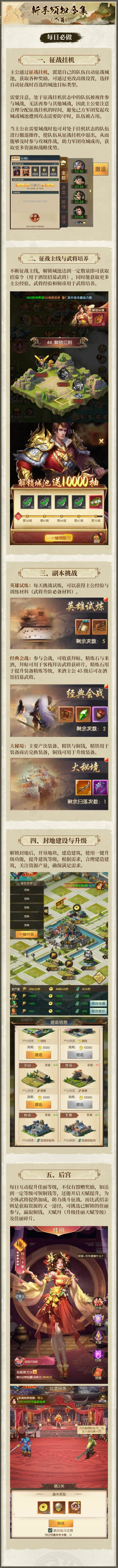 三国问鼎山河每日必做介绍