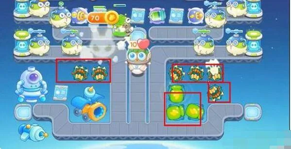 保卫萝卜4太空穿越第23关无道具金萝卜全清攻略 保卫萝卜4太空穿越第23关无道具金萝卜全清攻略