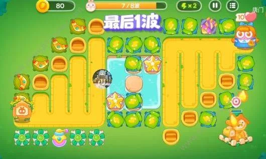 保卫萝卜4绿野奇缘第44关无道具金萝卜全清攻略 保卫萝卜4绿野奇缘第44关无道具金萝卜全清攻略