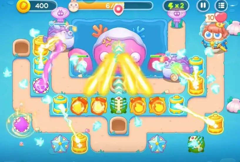 保卫萝卜4海的闺女第90关攻略图解 保卫萝卜4海的闺女第90关攻略图解