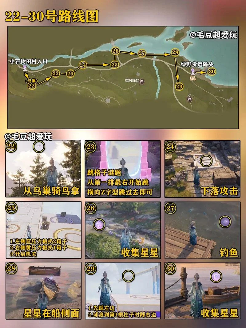 无限暖暖微风绿野奇想星全收集攻略