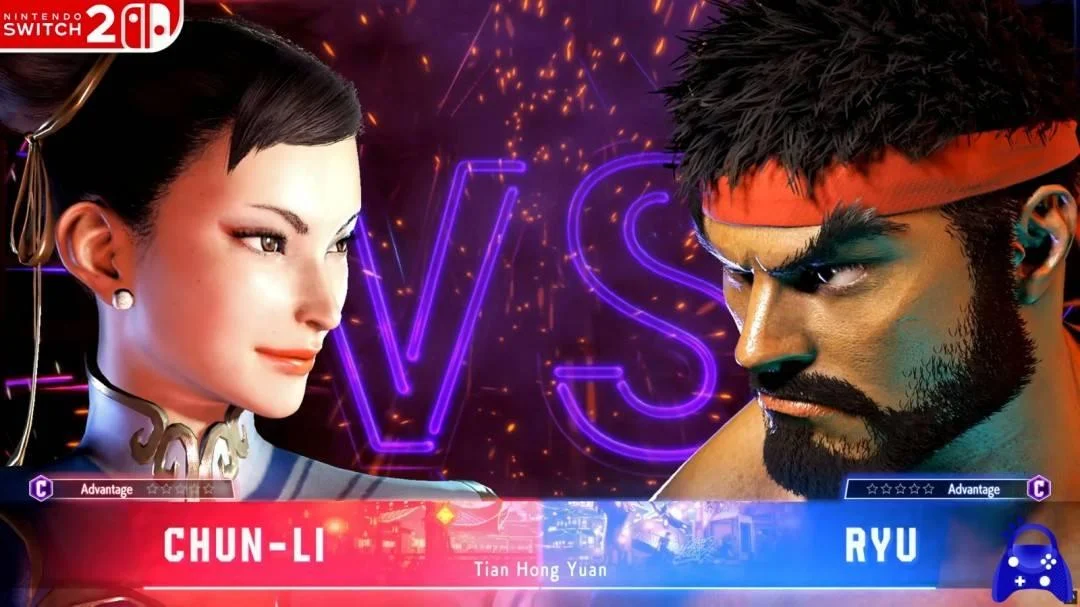 《街头霸王6》PS4、Switch2、PS5画面对比视频 《街头霸王6》PS4、Switch2、PS5画面对比视频