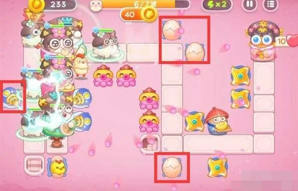 保卫萝卜4秋妃传第1关无道具金萝卜全清攻略