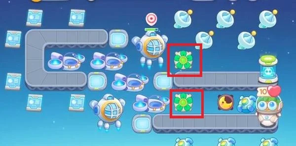 保卫萝卜4太空穿越第2关无道具金萝卜全清攻略 保卫萝卜4太空穿越第2关无道具金萝卜全清攻略