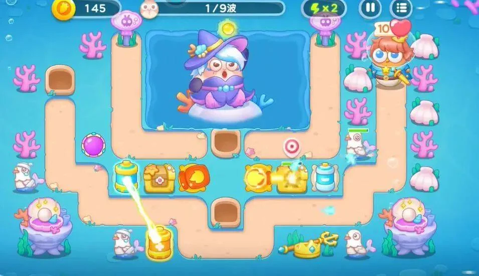 保卫萝卜4海的闺女第90关攻略图解 保卫萝卜4海的闺女第90关攻略图解