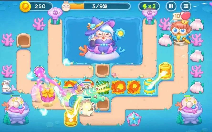 保卫萝卜4海的闺女第90关攻略图解 保卫萝卜4海的闺女第90关攻略图解