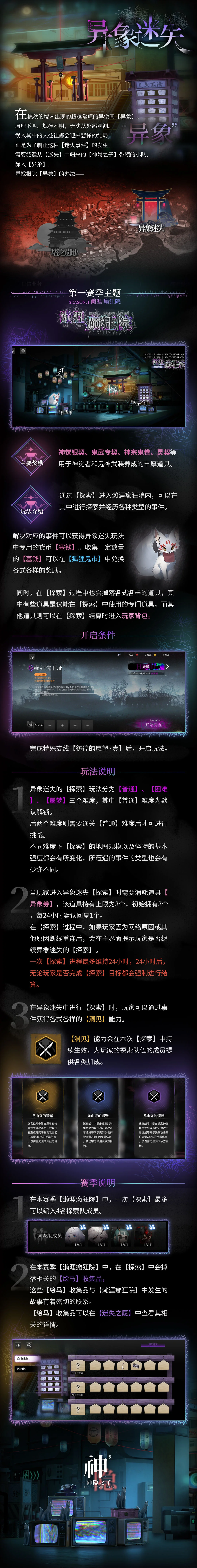神隐之子濑涯癫狂院玩法攻略