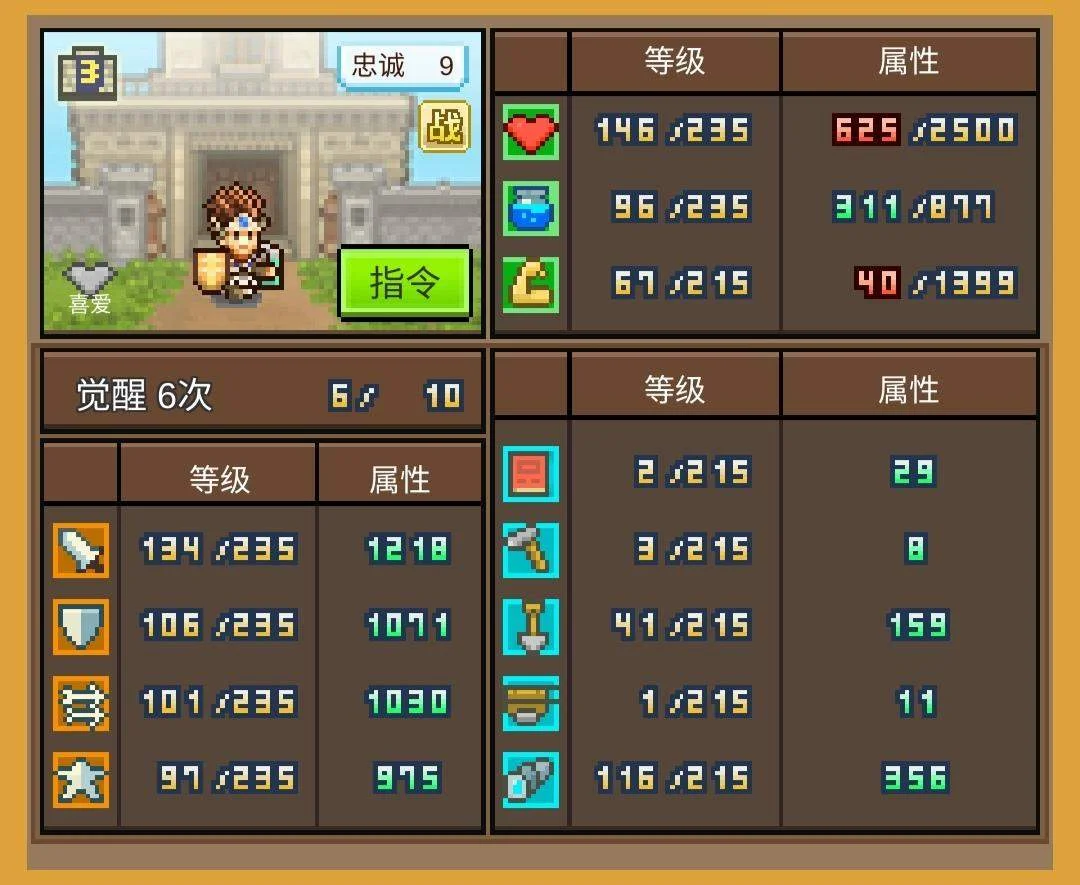 王都创世物语人物属性攻略
