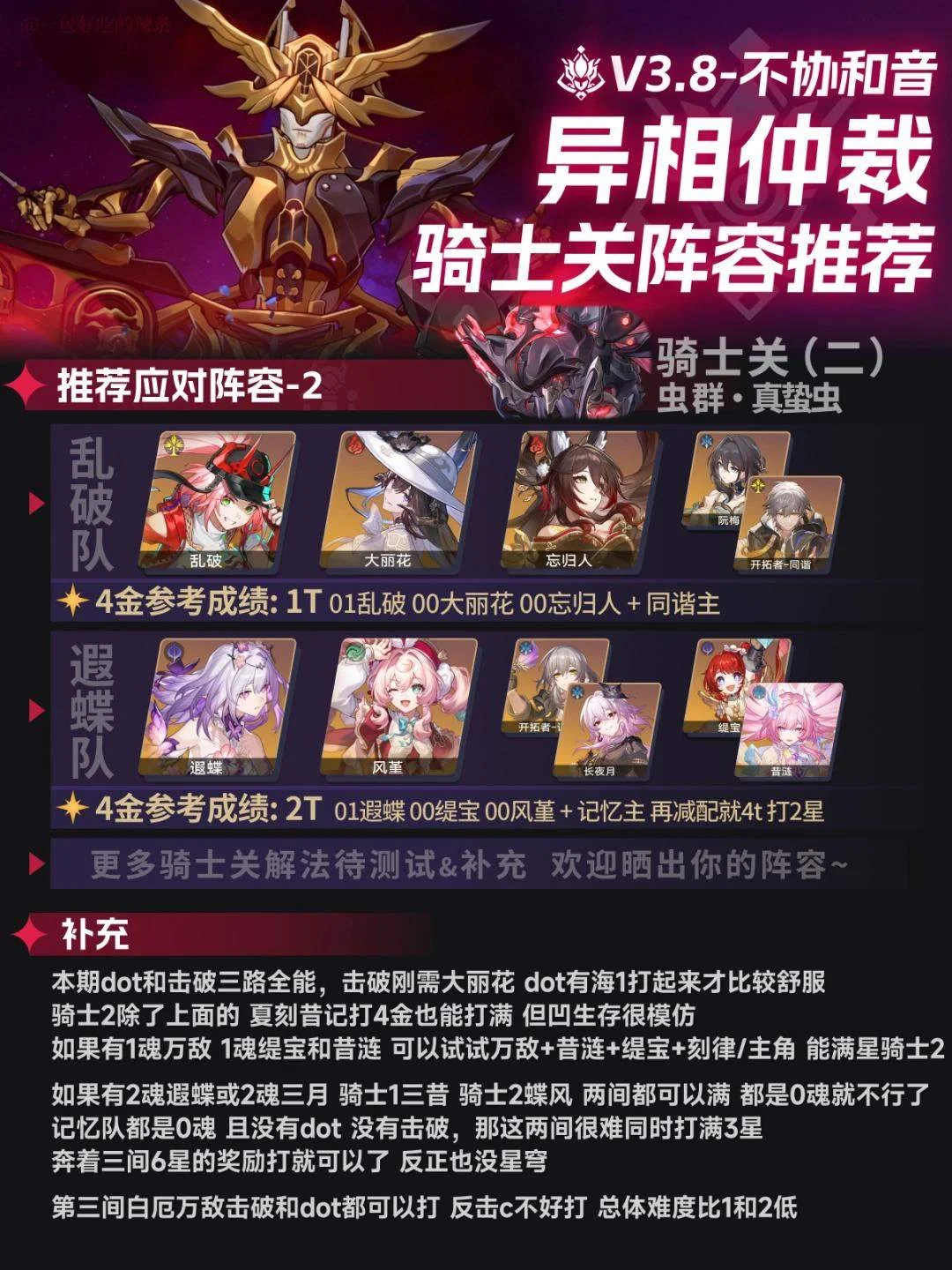 崩坏星穹铁道异相仲裁不协和音怎么打,附打法攻略 崩坏星穹铁道异相仲裁不协和音怎么打,附打法攻略