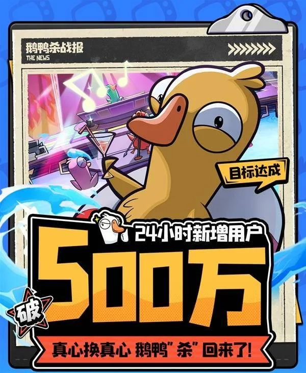 鹅鸭杀500万新增答谢兑换码大全最新
