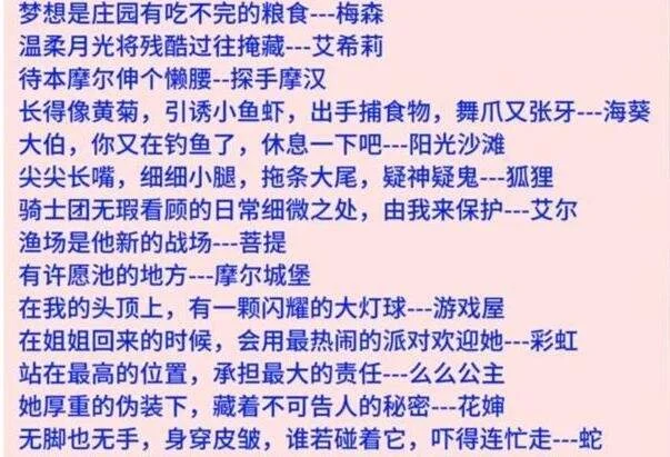 摩尔庄园上元谜趣灯谜答案大全