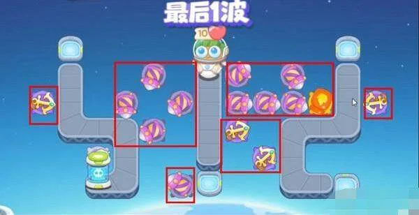保卫萝卜4太空穿越第12关无道具金萝卜全清攻略 保卫萝卜4太空穿越第12关无道具金萝卜全清攻略
