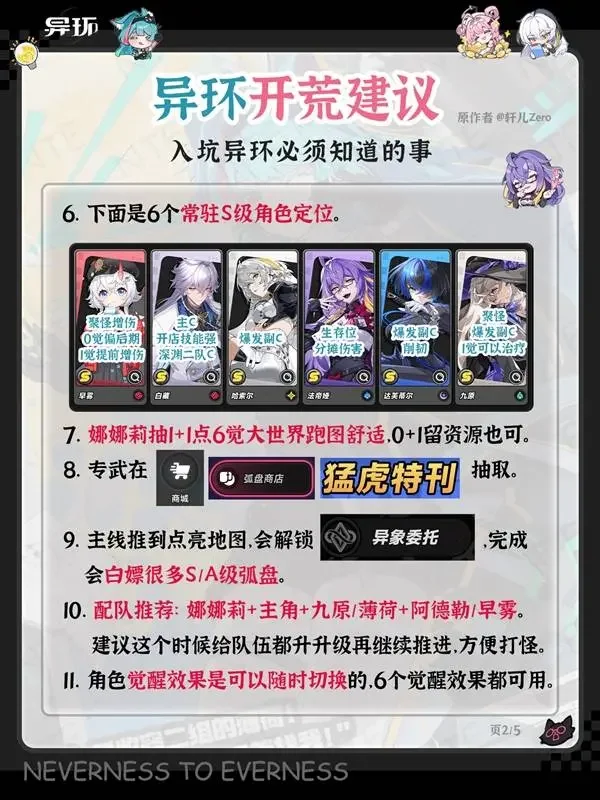 异环新手开荒保姆级攻略,实用建议与避坑指南 异环新手开荒保姆级攻略,实用建议与避坑指南