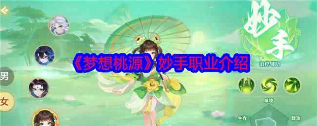 梦想桃源妙手职业怎么样