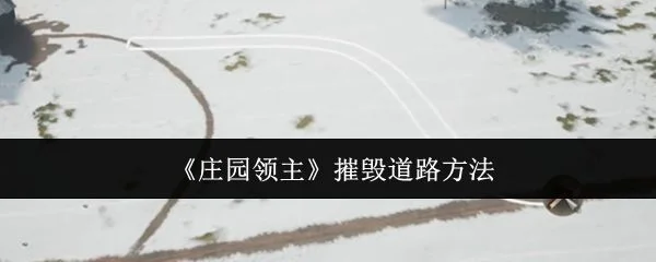 庄园领主怎么摧毁道路?
