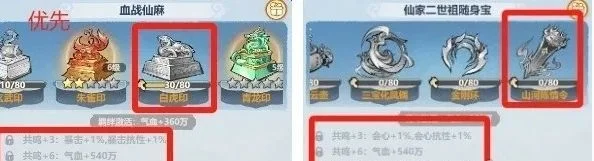 主宰世界法宝优先升级哪个