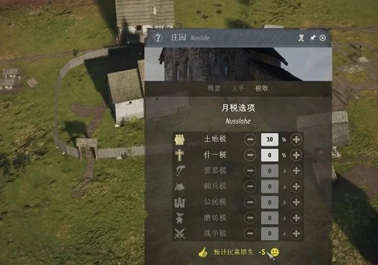 庄园领主税收多少合适? 庄园领主税收多少合适?