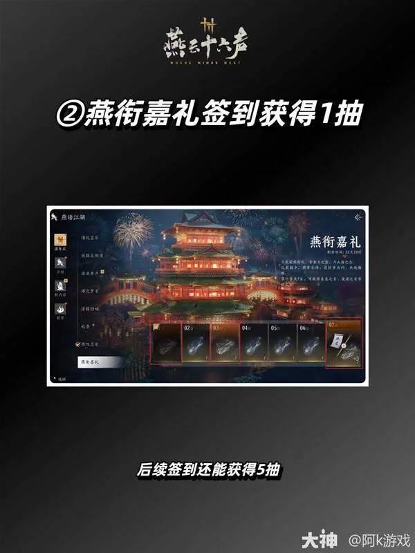燕云十六声周年庆全袅袅之音获取攻略