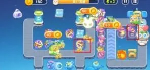保卫萝卜4太空穿越第9关无道具金萝卜全清攻略 保卫萝卜4太空穿越第9关无道具金萝卜全清攻略