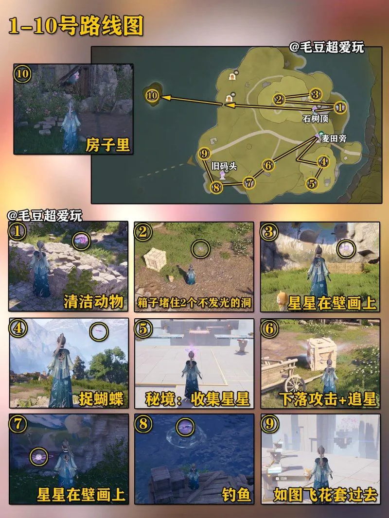 无限暖暖石树田无人区奇想星全收集攻略 无限暖暖石树田无人区奇想星全收集攻略