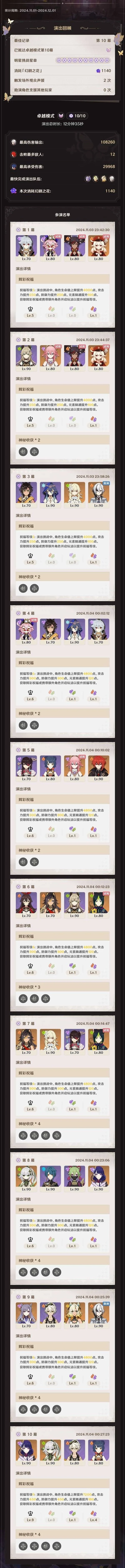 原神11月幻想真境剧诗平民满星攻略 原神11月幻想真境剧诗平民满星攻略