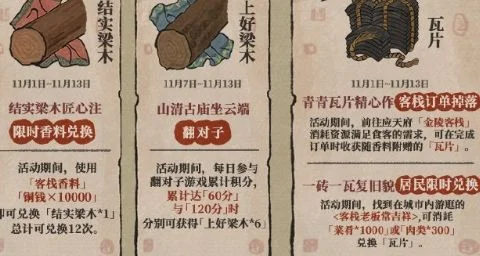 江南百景图古庙修复材料获取方法 江南百景图古庙修复材料获取方法