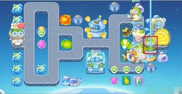 保卫萝卜4太空穿越第15关无道具金萝卜全清攻略
