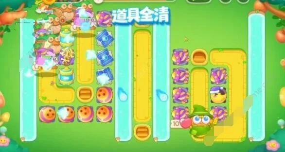 保卫萝卜4绿野奇缘第59关无道具金萝卜全清攻略 保卫萝卜4绿野奇缘第59关无道具金萝卜全清攻略