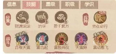《这城有良田》方士僚属技能升星攻略 《这城有良田》方士僚属技能升星攻略