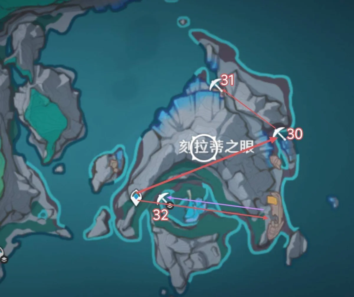 《原神》月之二版本虹滴晶全收集攻略 《原神》月之二版本虹滴晶全收集攻略