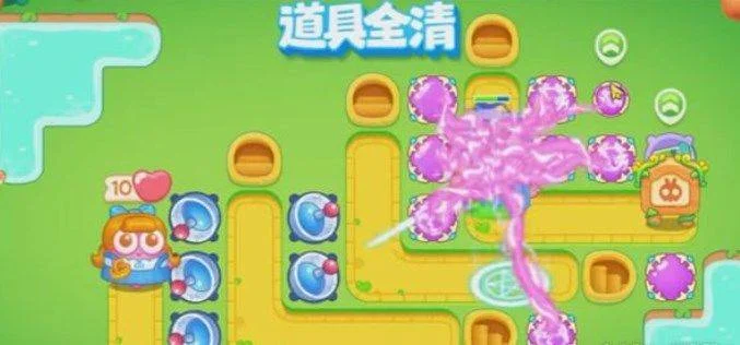 保卫萝卜4绿野奇缘第37关无道具金萝卜全清攻略