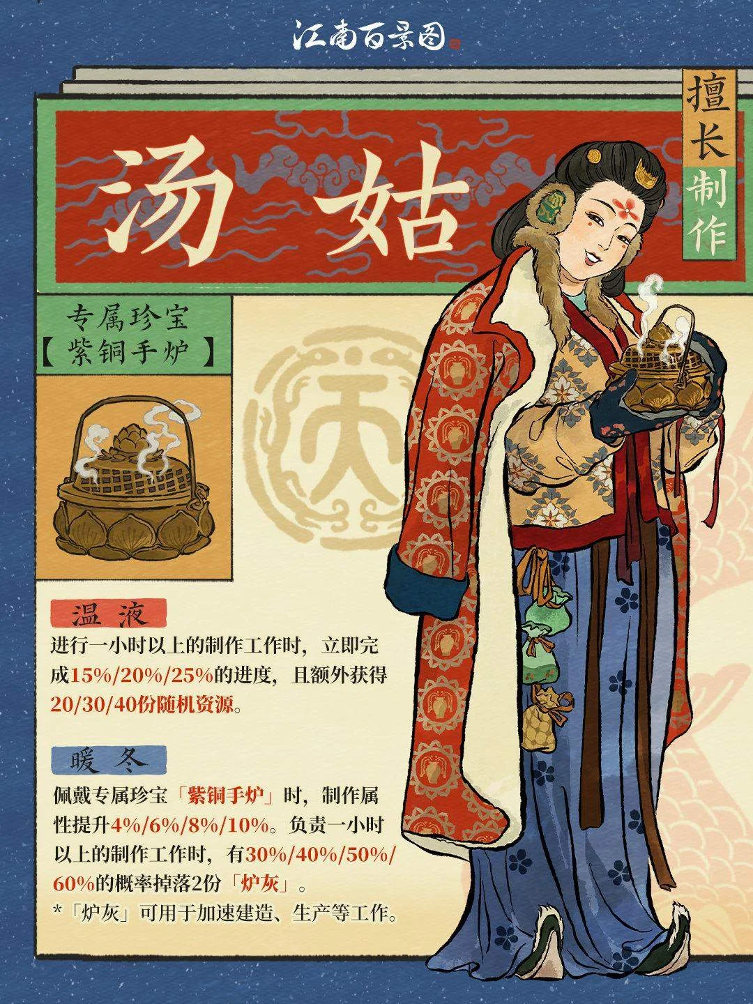 江南百景图汤姑怎么样？