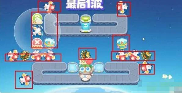 保卫萝卜4太空穿越第28关无道具金萝卜全清攻略 保卫萝卜4太空穿越第28关无道具金萝卜全清攻略
