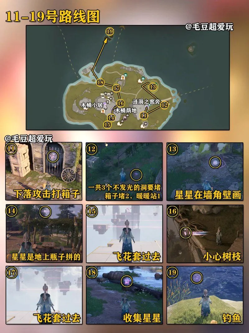 无限暖暖石树田无人区奇想星全收集攻略 无限暖暖石树田无人区奇想星全收集攻略