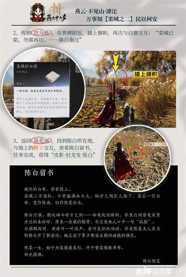 栾城之二民以何安:饮马桥界碑插旗与返回提交参照