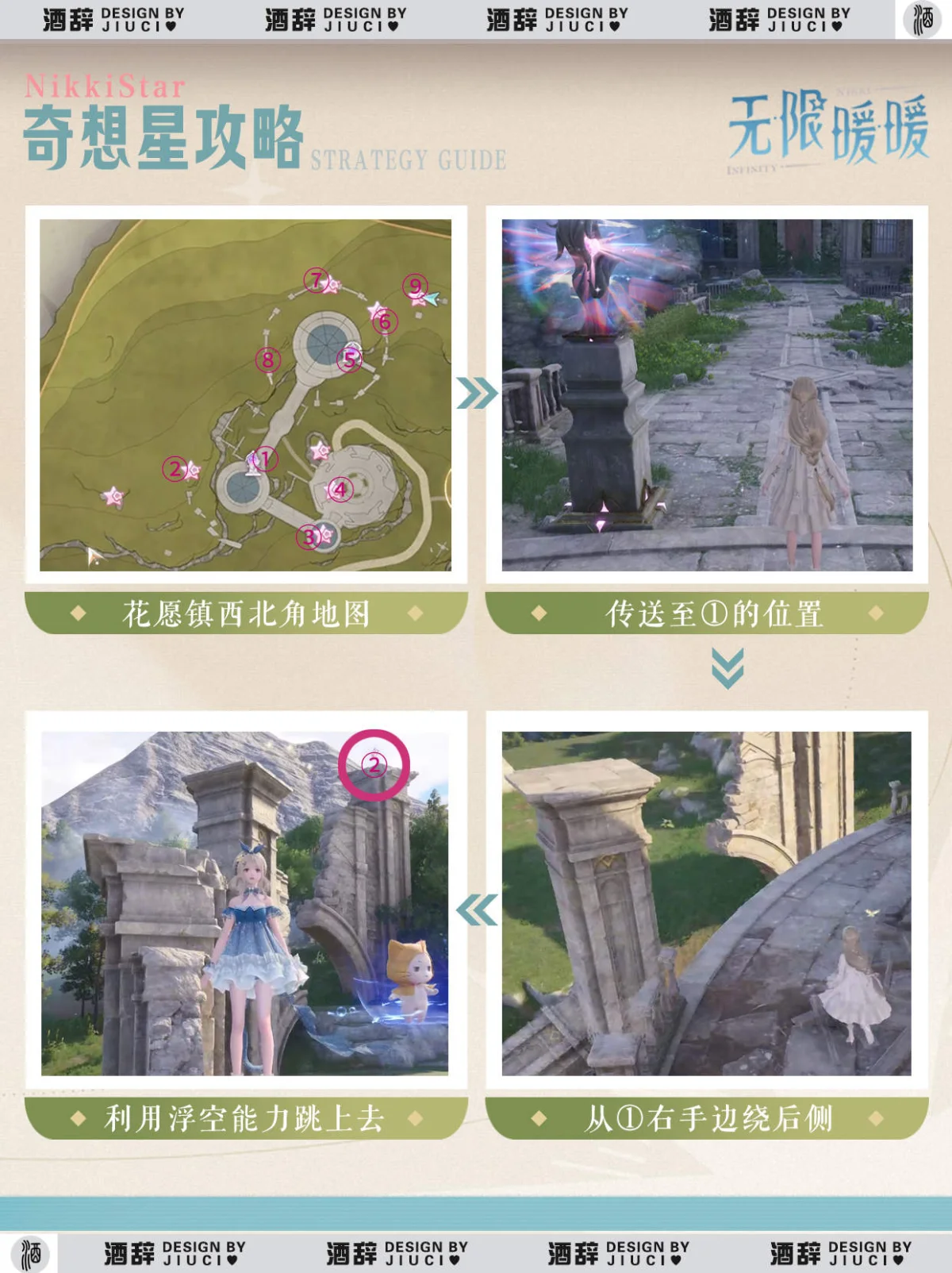 无限暖暖花愿镇西北角奇想星攻略